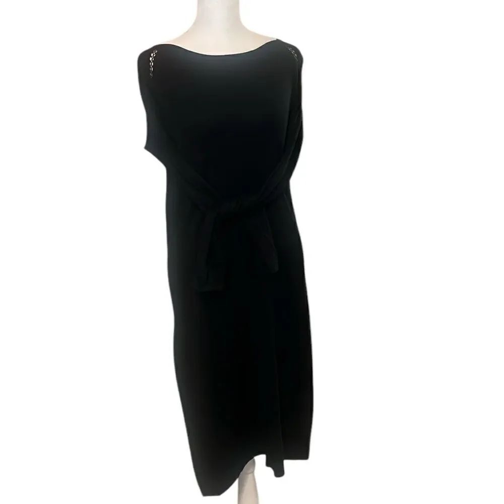 BCBGMaxAzria szM stretchy sweater dress with cutout detail on both shoulders EUC